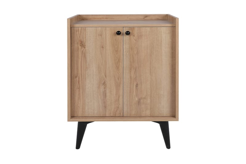 Kastelas Side Avlastningsbord 70 cm - Natur / Svart - Møbler - Bord - Avlastningsbord - Lampebord & sidebord