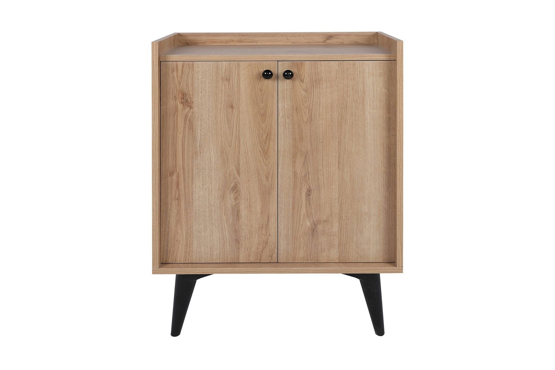 Kastelas Side Avlastningsbord 70 cm - Natur / Svart