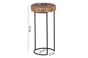 Lachlann Avlastningsbord 28 cm - Brun - Møbler - Bord - Avlastningsbord - Lampebord & sidebord