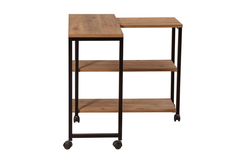 Lantenot Sidebord 76cm - Natur / Svart - Møbler - Bord - Avlastningsbord - Lampebord & sidebord