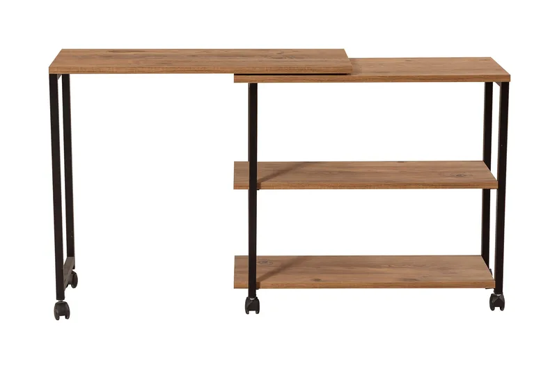 Lantenot Sidebord 76cm - Natur / Svart - Møbler - Bord - Avlastningsbord - Lampebord & sidebord