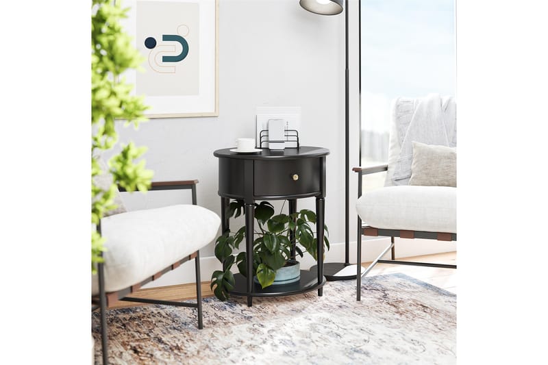 Lazaros Sidebord - Svart - Møbler - Bord - Avlastningsbord - Lampebord & sidebord