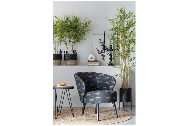 Lev Sidebord 39 cm Rund - Tre/Metall - Møbler - Bord - Avlastningsbord - Lampebord & sidebord