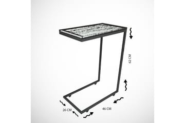 Maddeson Sidebord 46 cm - Lys Natur/Svart - Møbler - Bord - Avlastningsbord - Lampebord & sidebord