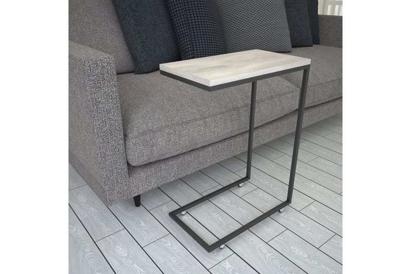 Maddeson Sidebord 46 cm - Lys Natur/Svart - Møbler - Bord - Avlastningsbord - Lampebord & sidebord