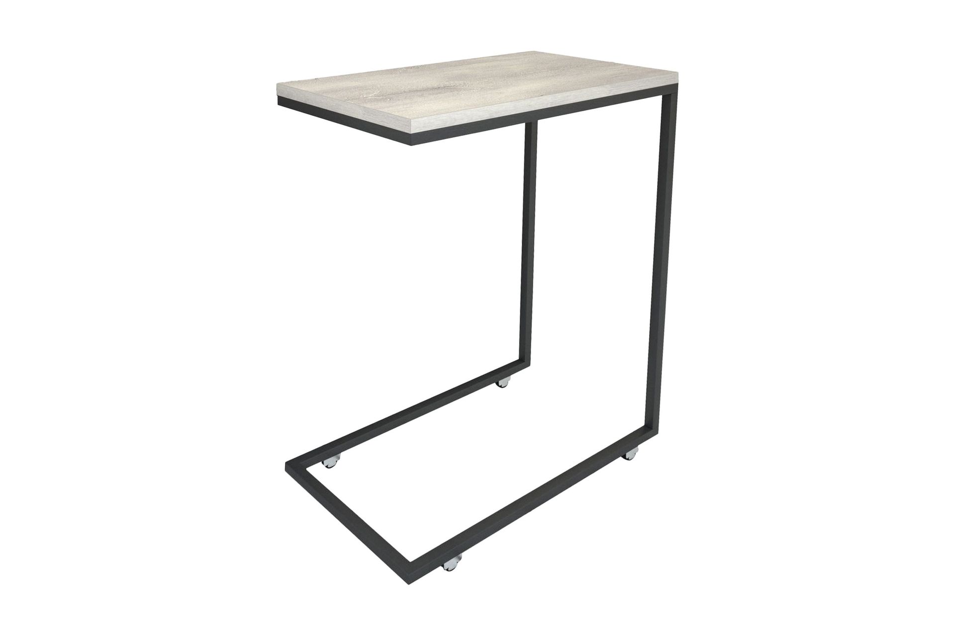 Maddeson Sidebord 46 cm - Lys Natur/Svart