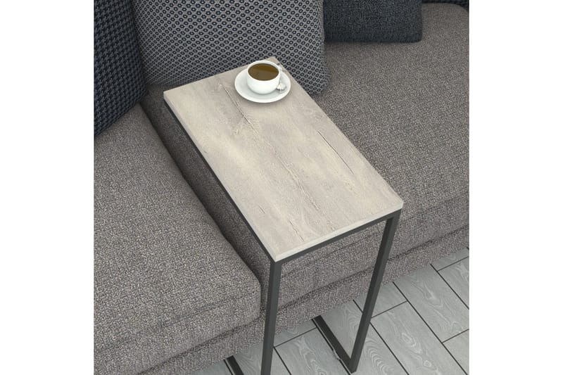 Maddeson Sidebord 46 cm - Lys Natur/Svart - Møbler - Bord - Avlastningsbord - Lampebord & sidebord