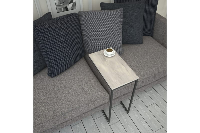 Maddeson Sidebord 46 cm - Lys Natur/Svart - Møbler - Bord - Avlastningsbord - Lampebord & sidebord