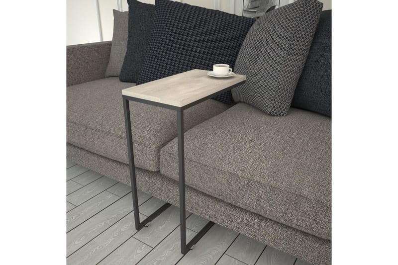 Maddeson Sidebord 46 cm - Lys Natur/Svart - Møbler - Bord - Avlastningsbord - Lampebord & sidebord