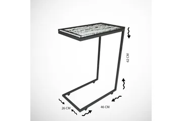 Maddeson Sidebord 46 cm - Svart - Møbler - Bord - Avlastningsbord - Lampebord & sidebord