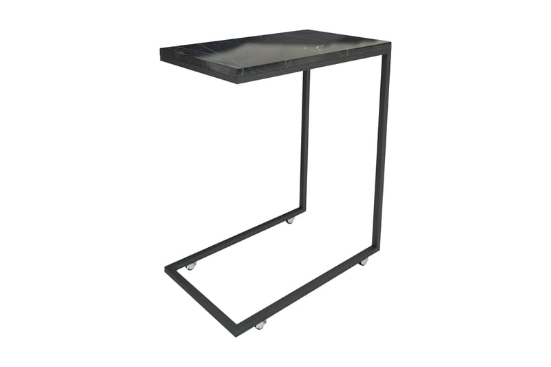 Maddeson Sidebord 46 cm - Svart/Hvit - Møbler - Bord - Avlastningsbord - Lampebord & sidebord