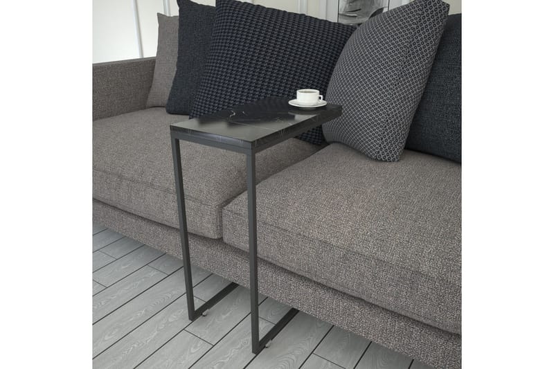 Maddeson Sidebord 46 cm - Svart/Hvit - Møbler - Bord - Avlastningsbord - Lampebord & sidebord