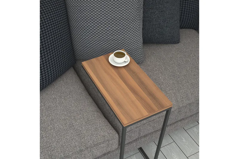 Maddeson Sidebord 46 cm - Valnøtt - Møbler - Bord - Avlastningsbord - Lampebord & sidebord