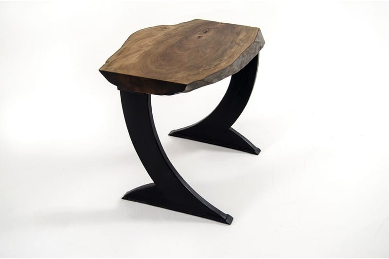 Massive Design Sidebord 52 cm - Valnøtt - Lampebord & sidebord - Brettbord og småbord