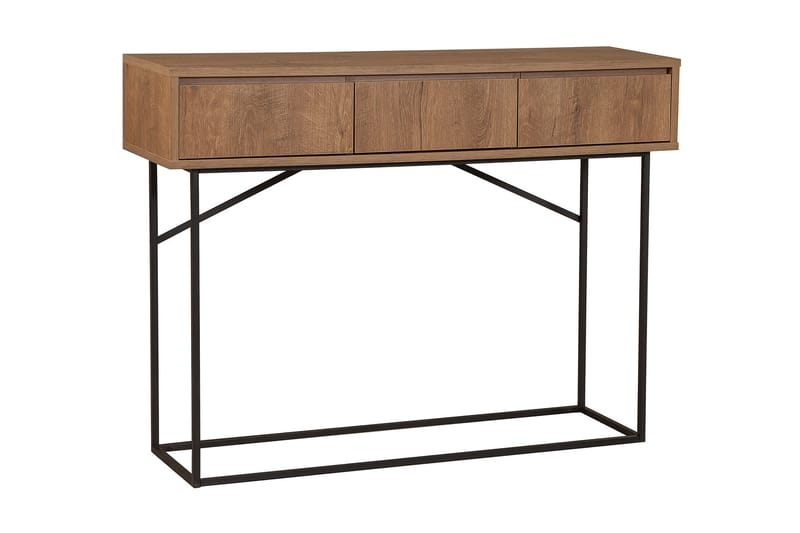 Mijara Sidebord 120 cm - Mørkebrun/Svart - Møbler - Bord - Avlastningsbord - Lampebord & sidebord