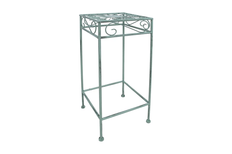 Mint Blomster pidestall 25x25x60 cm Antikkgrønn - Møbler - Bord - Avlastningsbord - Lampebord & sidebord