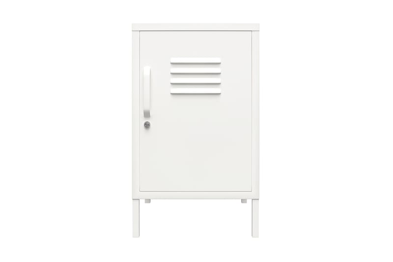 Mission District Sidebord 38x40 cm Hvit - Dorel Home - Møbler - Bord - Avlastningsbord - Lampebord & sidebord