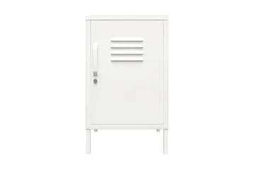 Mission District Sidebord 38x40 cm Hvit - Dorel Home - Møbler - Bord - Avlastningsbord - Lampebord & sidebord