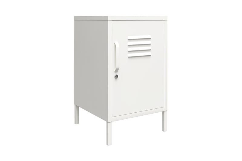 Mission District Sidebord 38x40 cm Hvit - Dorel Home - Møbler - Bord - Avlastningsbord - Lampebord & sidebord