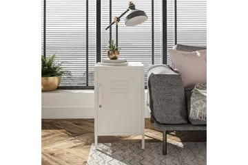 Mission District Sidebord 38x40 cm Hvit - Dorel Home - Møbler - Bord - Avlastningsbord - Lampebord & sidebord