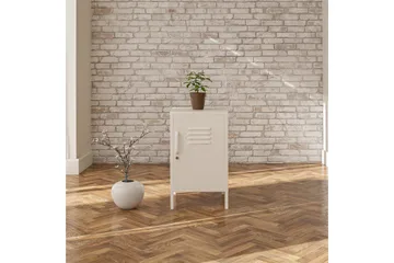 Mission District Sidebord 38x40 cm Hvit - Dorel Home - Møbler - Bord - Avlastningsbord - Lampebord & sidebord