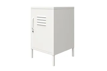 Mission District Sidebord 38x40 cm Hvit - Dorel Home - Møbler - Bord - Avlastningsbord - Lampebord & sidebord