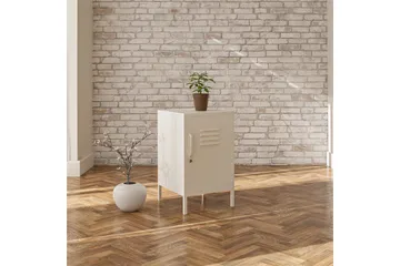 Mission District Sidebord 38x40 cm Hvit - Dorel Home - Møbler - Bord - Avlastningsbord - Lampebord & sidebord