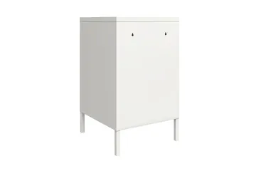Mission District Sidebord 38x40 cm Hvit - Dorel Home - Møbler - Bord - Avlastningsbord - Lampebord & sidebord