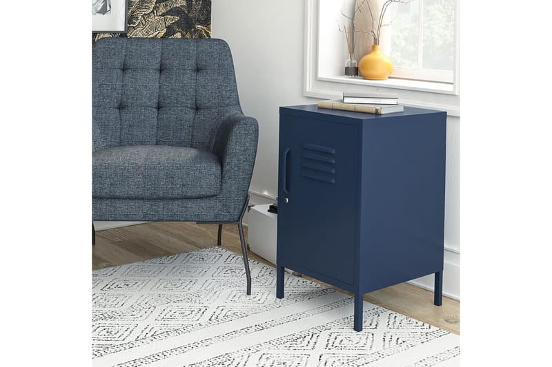 Moon Phases Sidebord 38x40 cm Blå - Dorel Home - Møbler - Bord - Avlastningsbord - Lampebord & sidebord