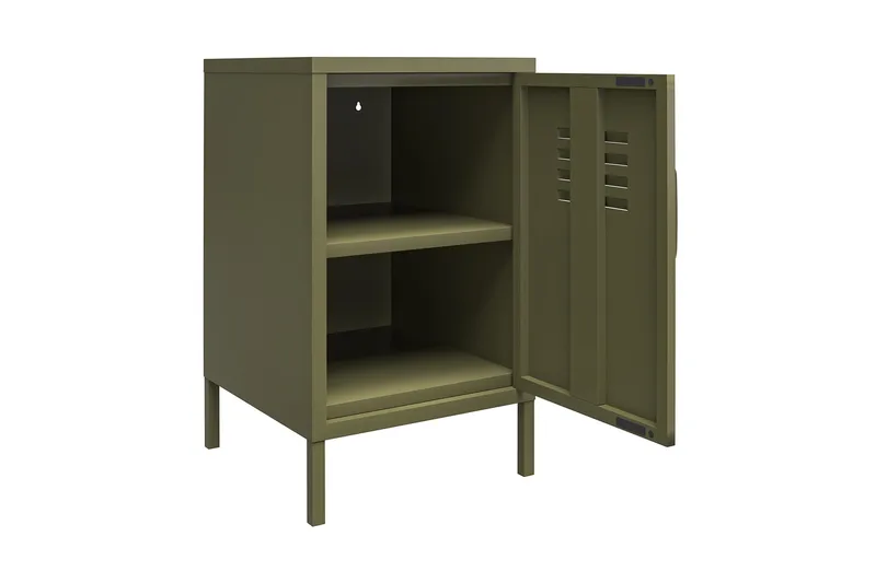 Moriah Sidebord 38x40 cm Olivengrønn - Dorel Home - Møbler - Bord - Avlastningsbord - Lampebord & sidebord