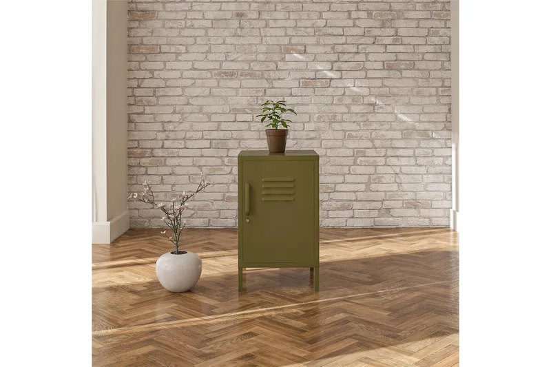 Moriah Sidebord 38x40 cm Olivengrønn - Dorel Home - Møbler - Bord - Avlastningsbord - Lampebord & sidebord