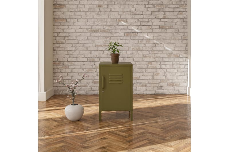 Moriah Sidebord 38x40 cm Olivengrønn - Dorel Home - Møbler - Bord - Avlastningsbord - Lampebord & sidebord