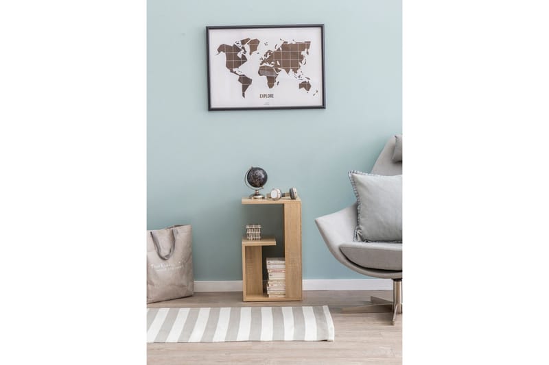 Moyinoluwa Avlastningsbord 35 cm - Brun - Møbler - Bord - Avlastningsbord - Lampebord & sidebord