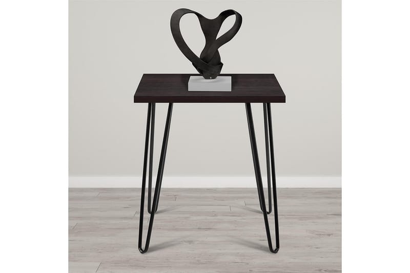 Owen Avlastningsbord 50 cm Espresso - Dorel Home - Møbler - Bord - Avlastningsbord - Lampebord & sidebord