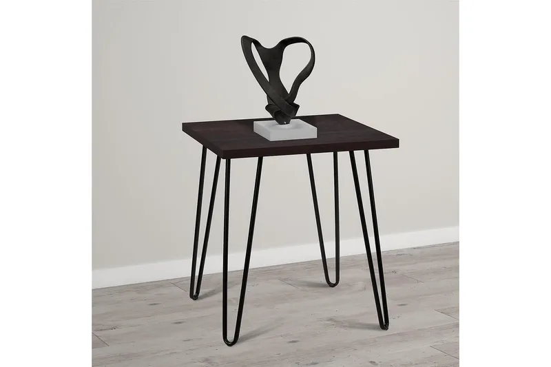 Owen Avlastningsbord 50 cm Espresso - Dorel Home - Møbler - Bord - Avlastningsbord - Lampebord & sidebord