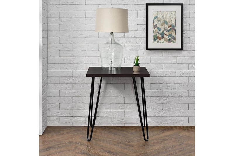 Owen Avlastningsbord 50 cm Espresso - Dorel Home - Møbler - Bord - Avlastningsbord - Lampebord & sidebord