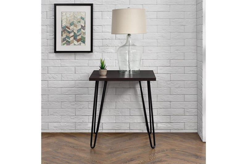 Owen Avlastningsbord 50 cm Espresso - Dorel Home - Møbler - Bord - Avlastningsbord - Lampebord & sidebord