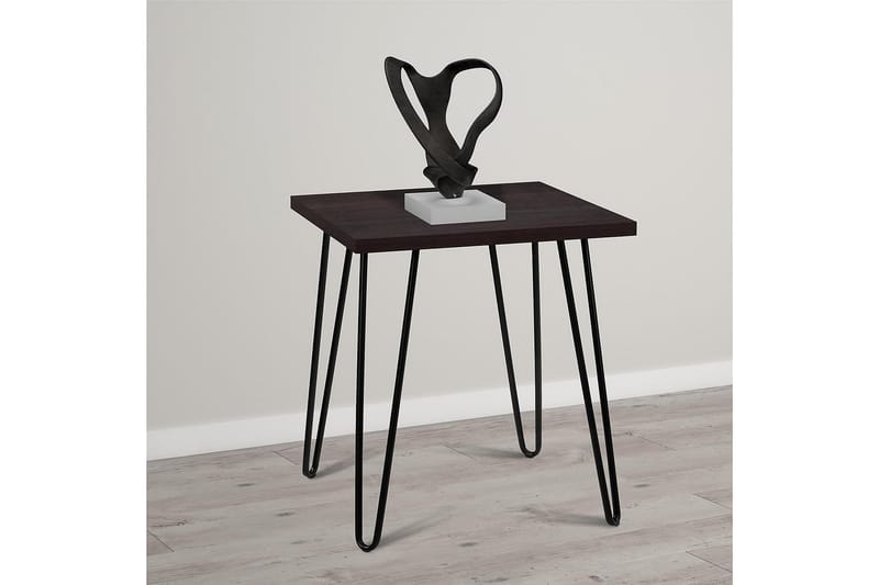 Owen Avlastningsbord 50 cm Espresso - Brettbord og småbord - Lampebord & sidebord