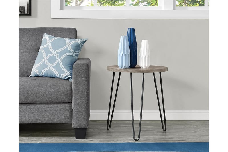 Owen Avlastningsbord 50 cm Grå - Dorel Home - Møbler - Bord - Avlastningsbord - Lampebord & sidebord