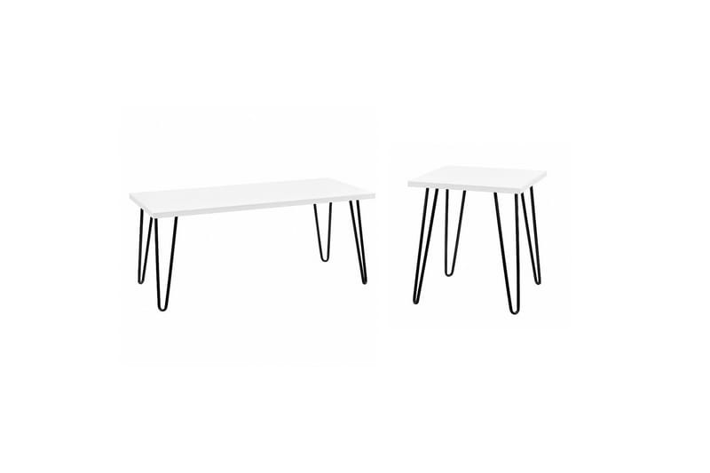 Owen Avlastningsbord 50 cm Hvit - Møbler - Bord - Avlastningsbord - Lampebord & sidebord