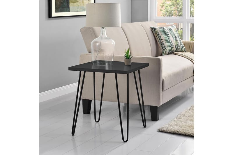 Owen Avlastningsbord 50 cm Svart - Dorel Home - Møbler - Bord - Avlastningsbord - Lampebord & sidebord