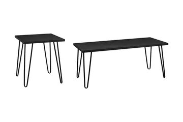Owen Avlastningsbord 50 cm Svart - Dorel Home - Møbler - Bord - Avlastningsbord - Lampebord & sidebord