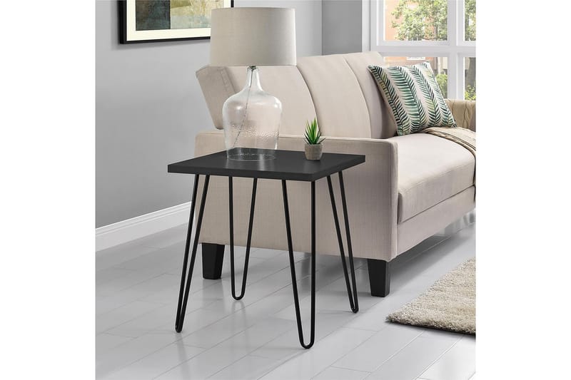 Owen Avlastningsbord 50 cm Svart - Møbler - Bord - Avlastningsbord - Lampebord & sidebord