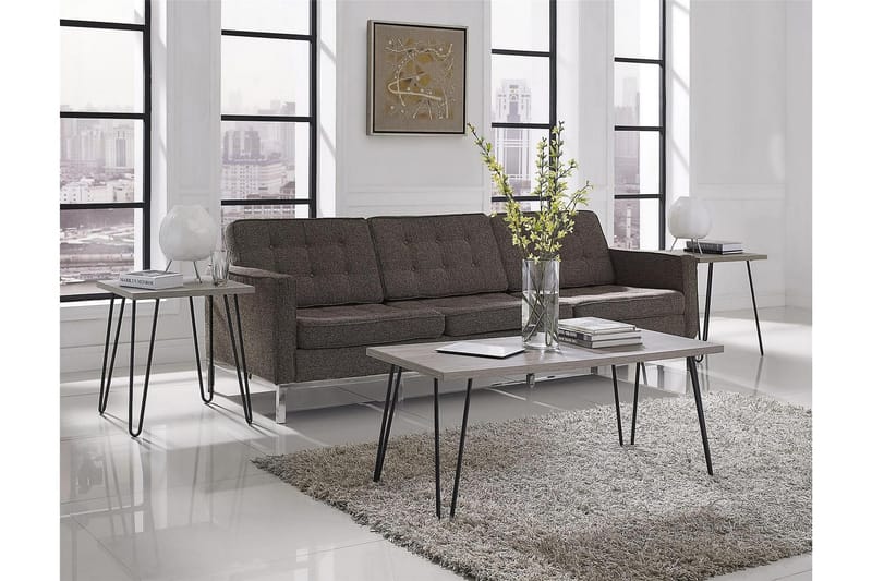 Owen Sidebord 50 cm Brun - Dorel Home - Møbler - Bord - Avlastningsbord - Lampebord & sidebord