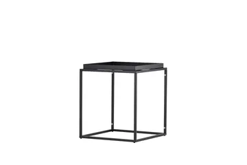 Porto Sidobord 45x45 cm - Svart - Møbler - Bord - Avlastningsbord - Lampebord & sidebord