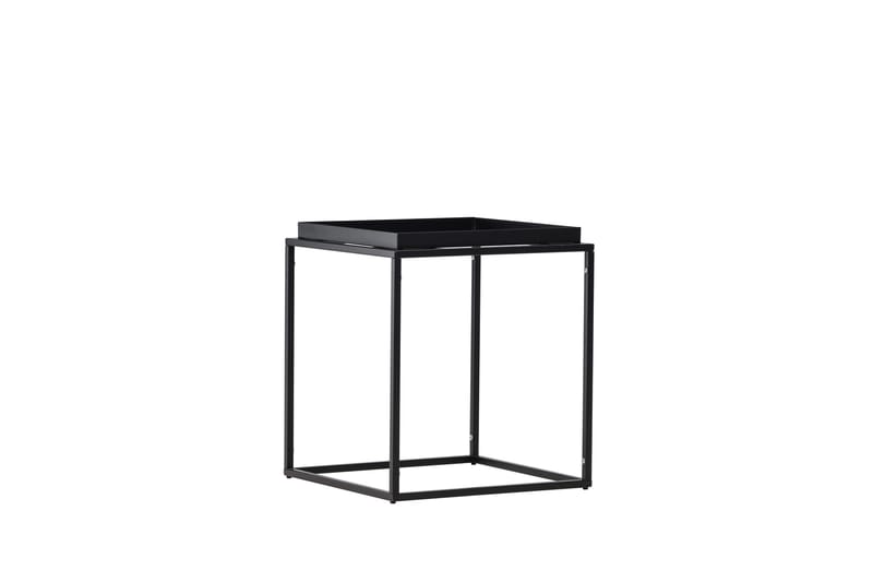 Porto Sidobord 45x45 cm - Svart - Møbler - Bord - Avlastningsbord - Lampebord & sidebord