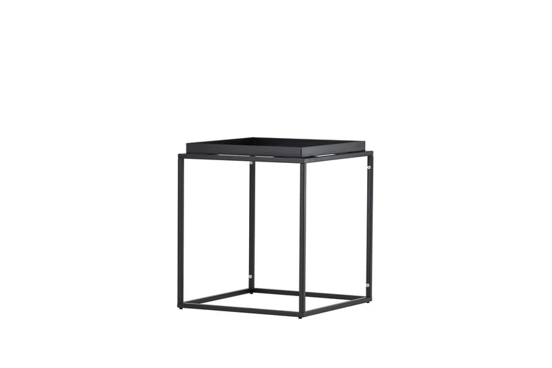 Porto Sidobord 45x45 cm - Svart - Møbler - Bord - Avlastningsbord - Lampebord & sidebord