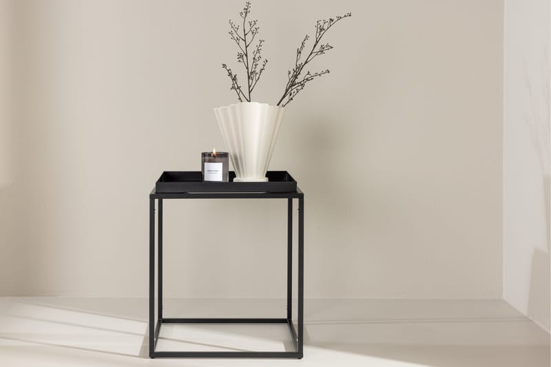 Porto Sidobord 45x45 cm - Svart - Møbler - Bord - Avlastningsbord - Lampebord & sidebord