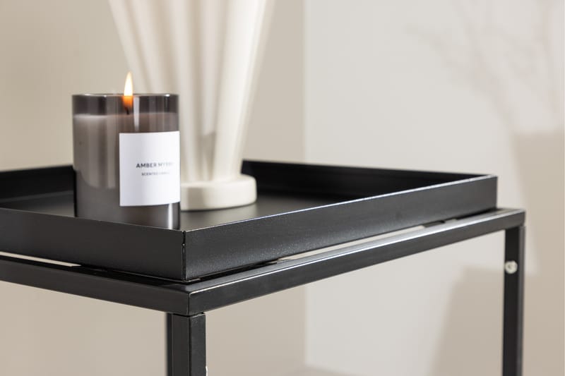 Porto Sidobord 45x45 cm - Svart - Møbler - Bord - Avlastningsbord - Lampebord & sidebord