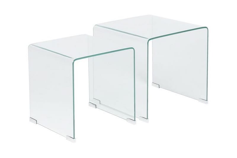 Prestina Sidebord 2-pk - Transparent - Lampebord & sidebord - Brettbord og småbord